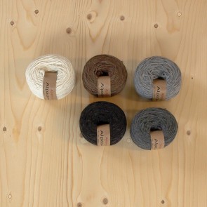 Alpaca-Garn aus fairem Handel - naturroh